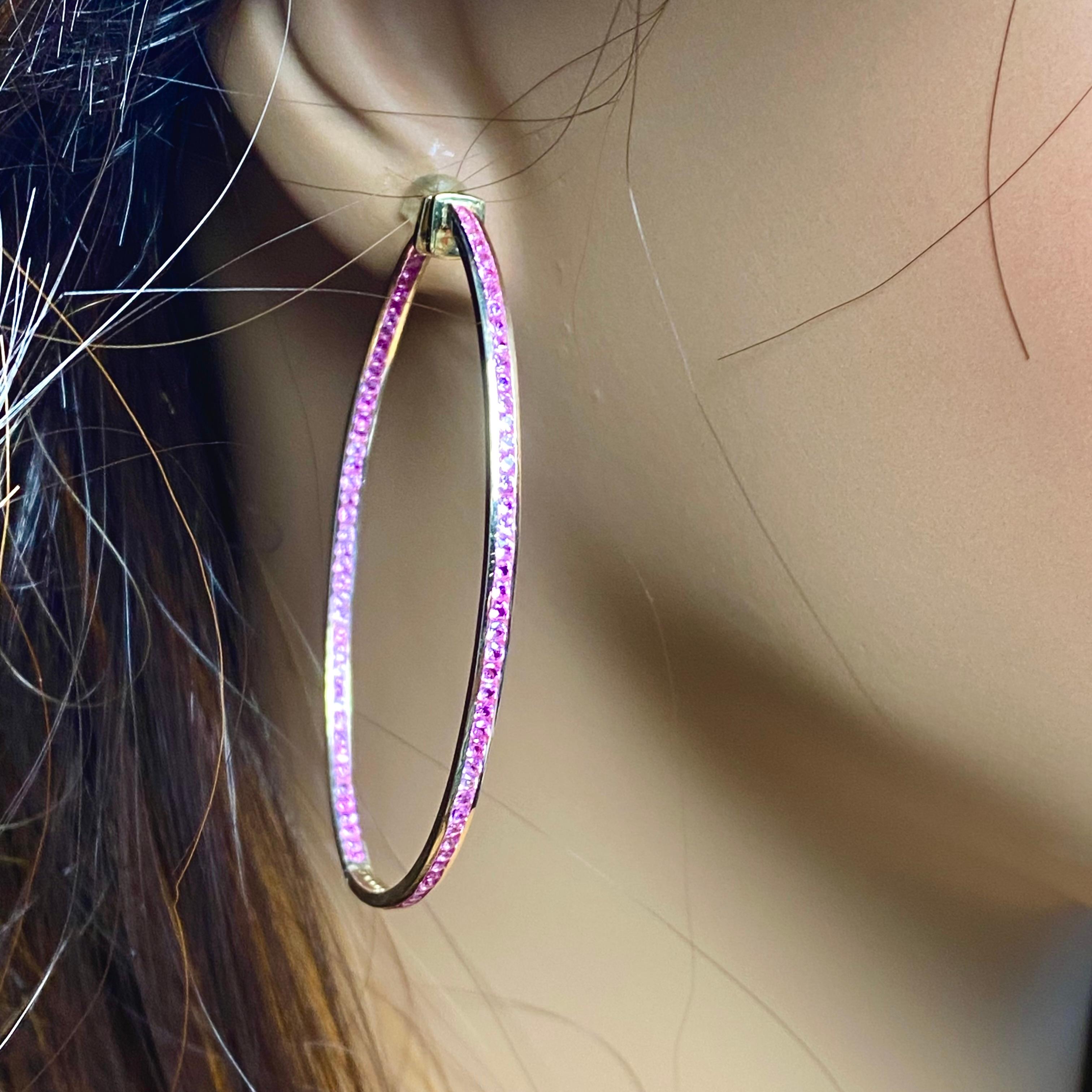 2.5 inch hoop earrings