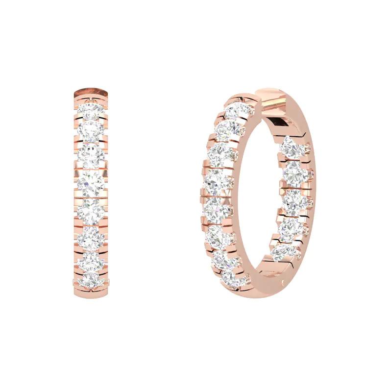 Fuso in oro 14 carati. Questi bellissimi orecchini sono incastonati a mano con .40 carati di diamanti scintillanti. Disponibile in oro giallo, rosa e bianco.   

SEGUITE la vetrina di MEGHNA JEWELS per vedere le ultime collezioni e i pezzi