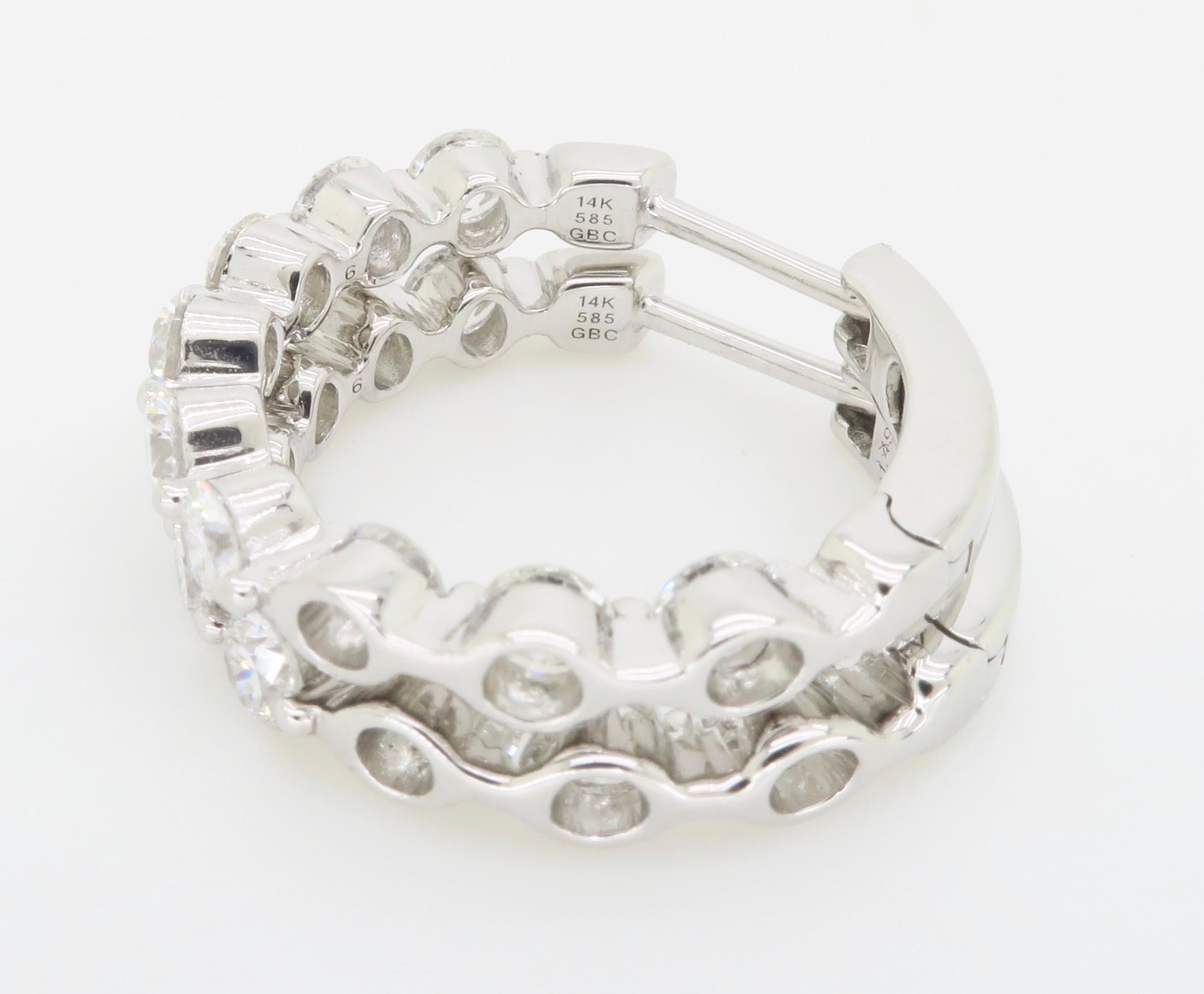 Innen-außen-Diamant-Reifen-Ohrringe 5