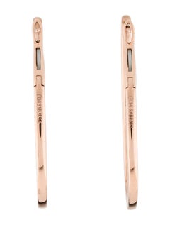 Inside-Out Diamond Pear-Shaped Hoop Earrings 1.30 CT TDW 14K Gold