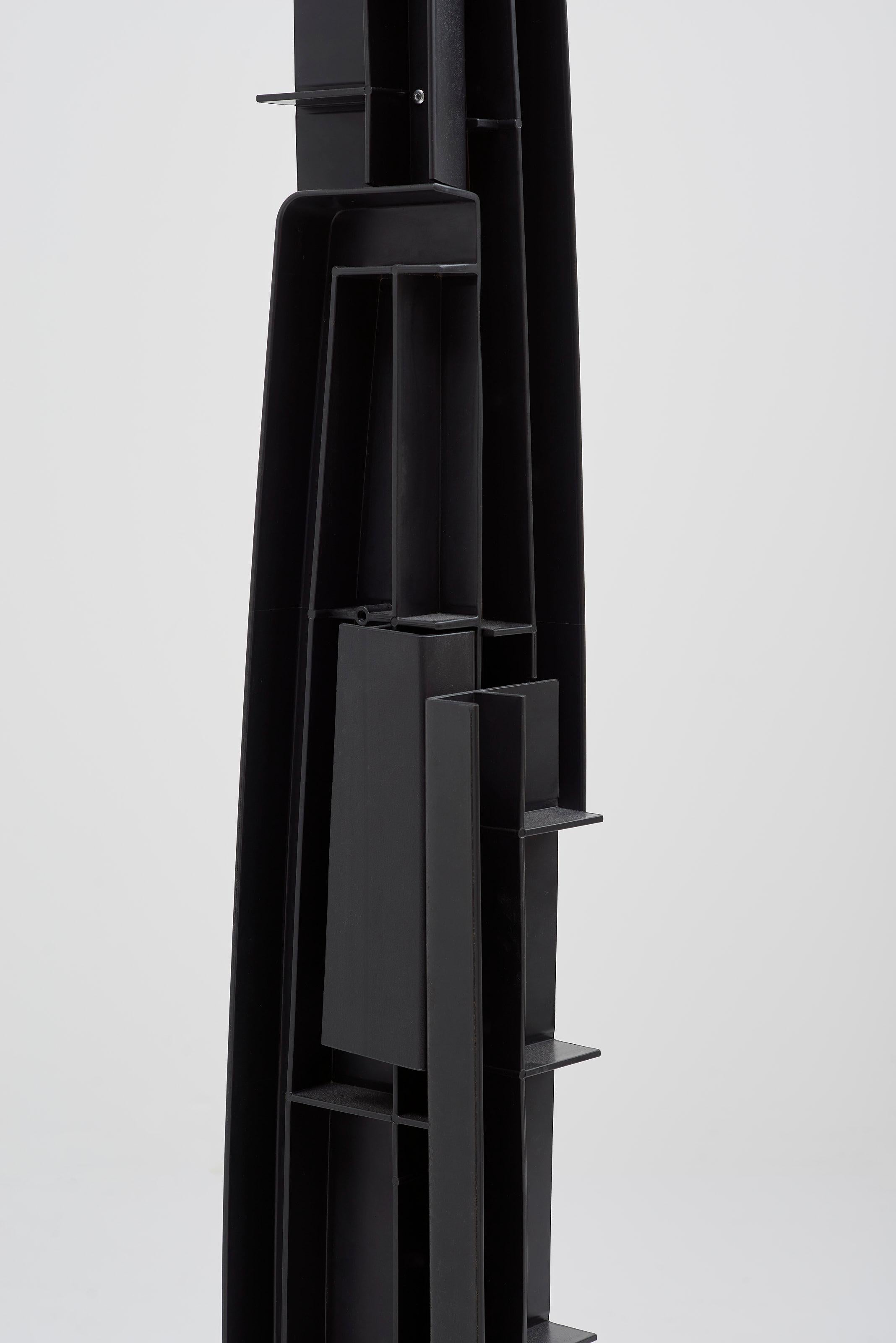 Dutch Inside-Out Tower Lamp, Dark Edition, Pierre Castignola For Sale
