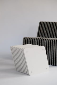 Inside / Outside Jää Cube Side Table / Seat - Recycled Plastic - Pair Available