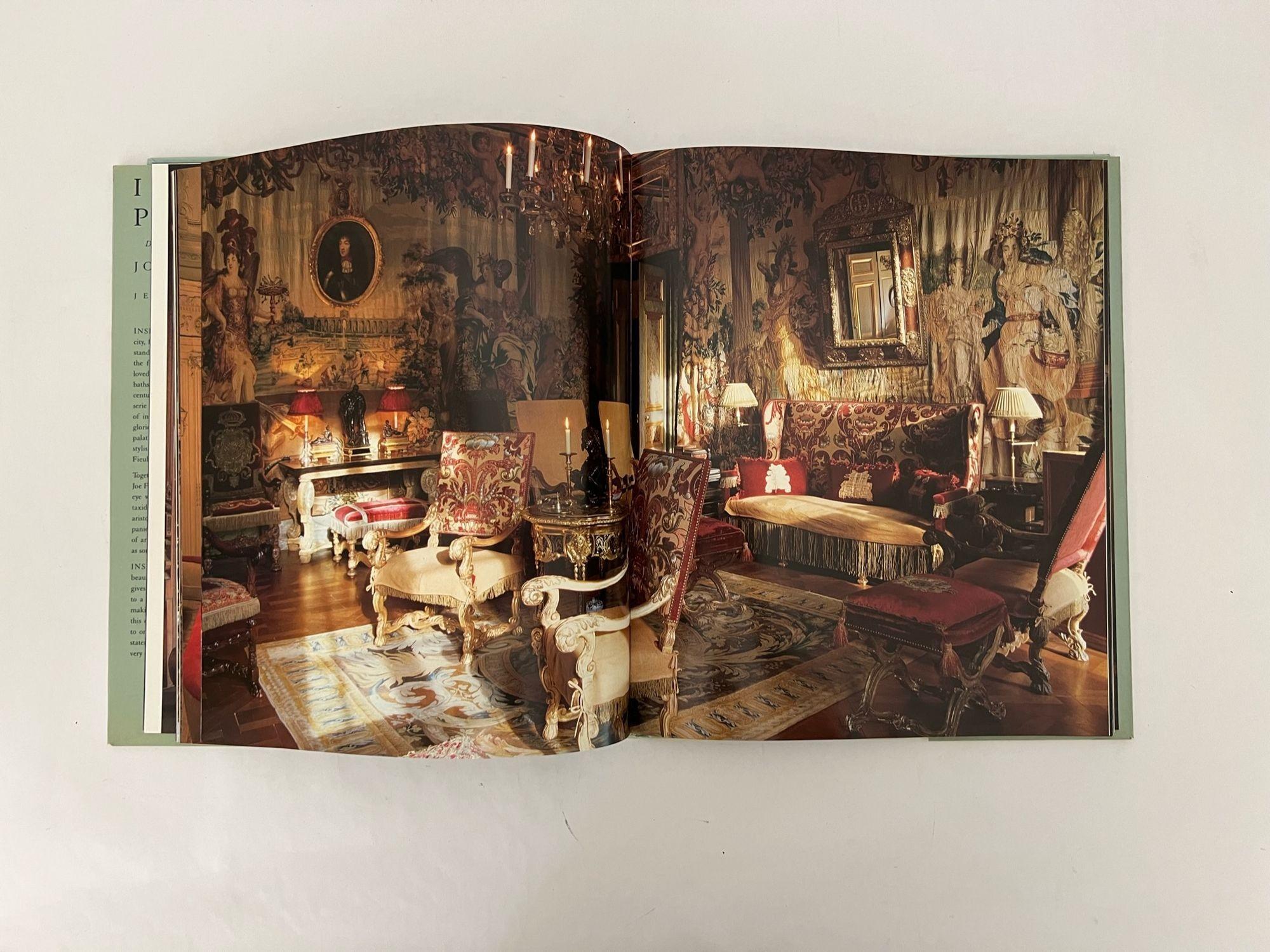 Paper Inside Paris Discovering the Period Interiors of Paris Hardcover Joseph Friedman For Sale