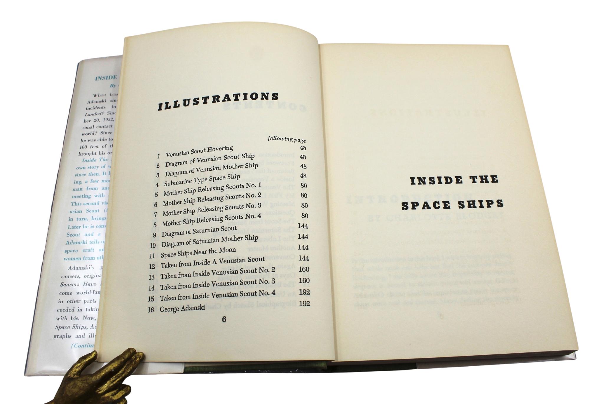 Intérieur des navires spatiales, signé par George Adamski, première édition, 1955 en vente 5