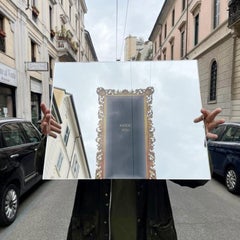 Inside You, Contemporary Wall Mirror with Printed Baroque Frame, Limited Edition