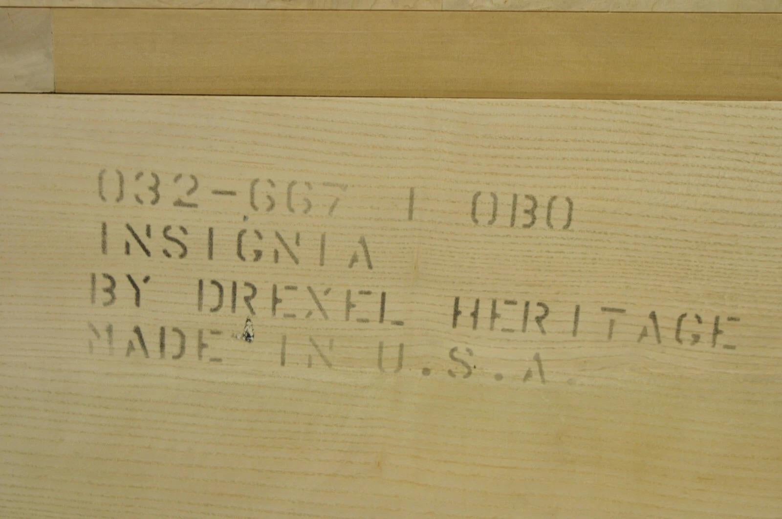 Insignia Drexel Heritage Italienische Provence Wurzelholz-Kommode mit 2 Türen und Bombe-Schrank im Angebot 3