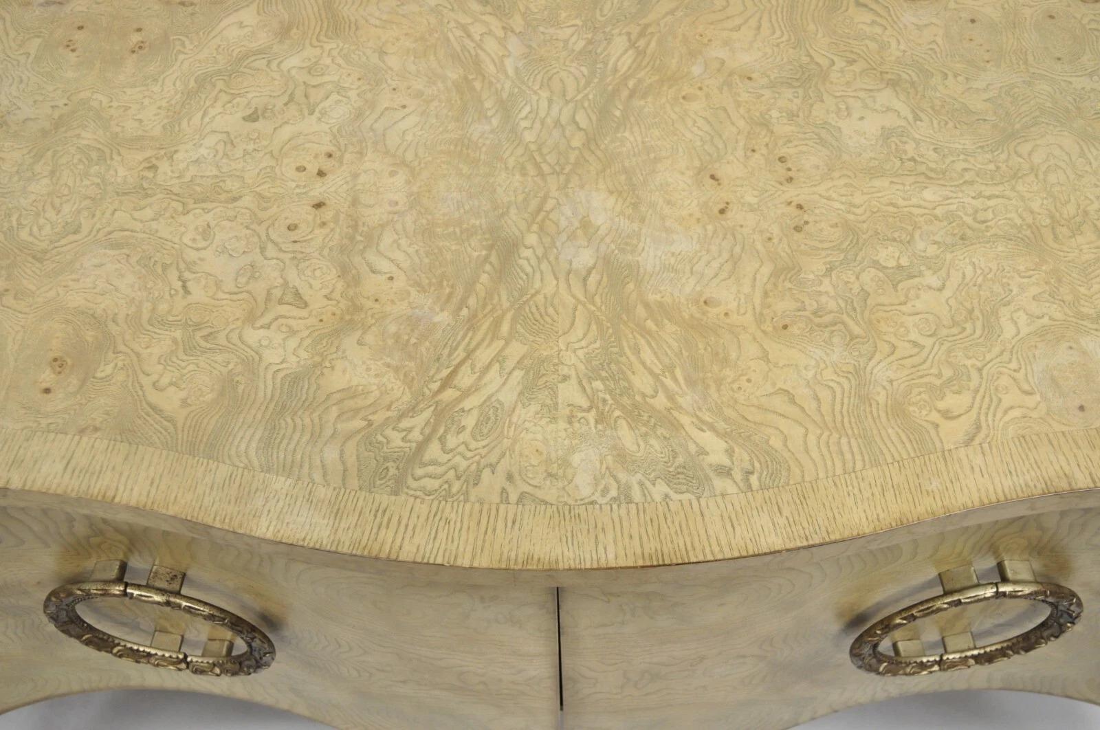 Insignia Drexel Heritage Italienische Provence Wurzelholz-Kommode mit 2 Türen und Bombe-Schrank im Angebot 4