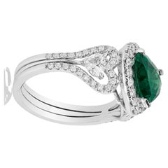 INSIGNICANT OIL GRS Certified 2 Carat Round Cut Diamond Platinum Ring