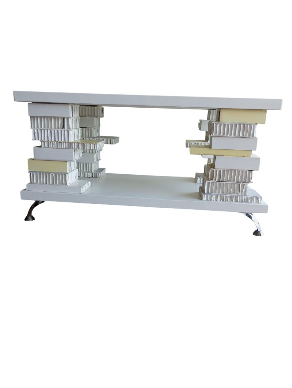 Unusual sculpture table with artistic design, Italy 1970s For Sale 6