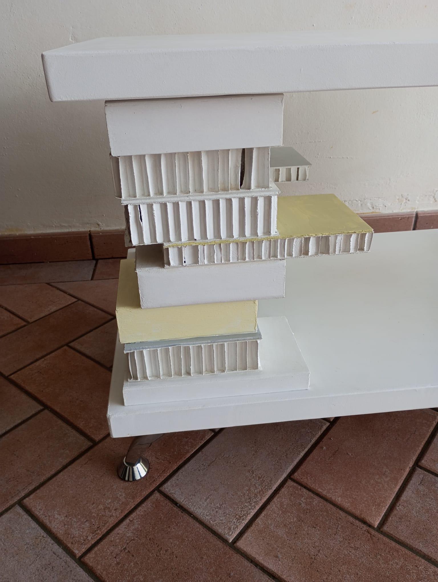 Unusual sculpture table with artistic design, Italy 1970s For Sale 3