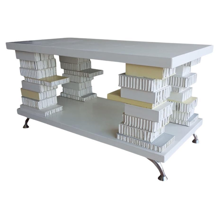 Table sculpture insolite au design artistique, Italie 1970