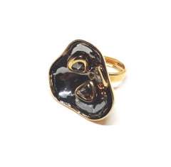 Art that Outlives You. One of a Kind Colored Diamond Cocktail Gold Ring