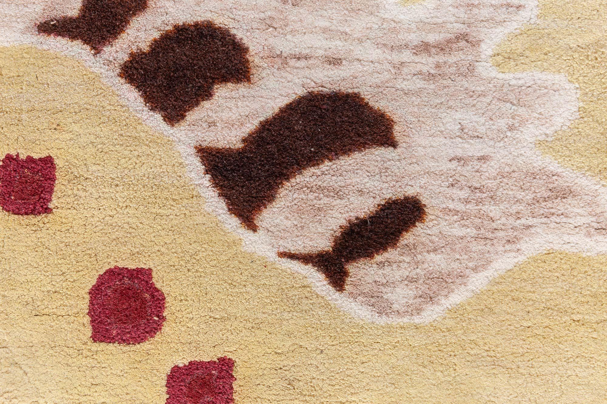 Inspirierter Seidenteppich im Art-déco-Design von Doris Leslie Blau im Zustand „Neu“ im Angebot in New York, NY