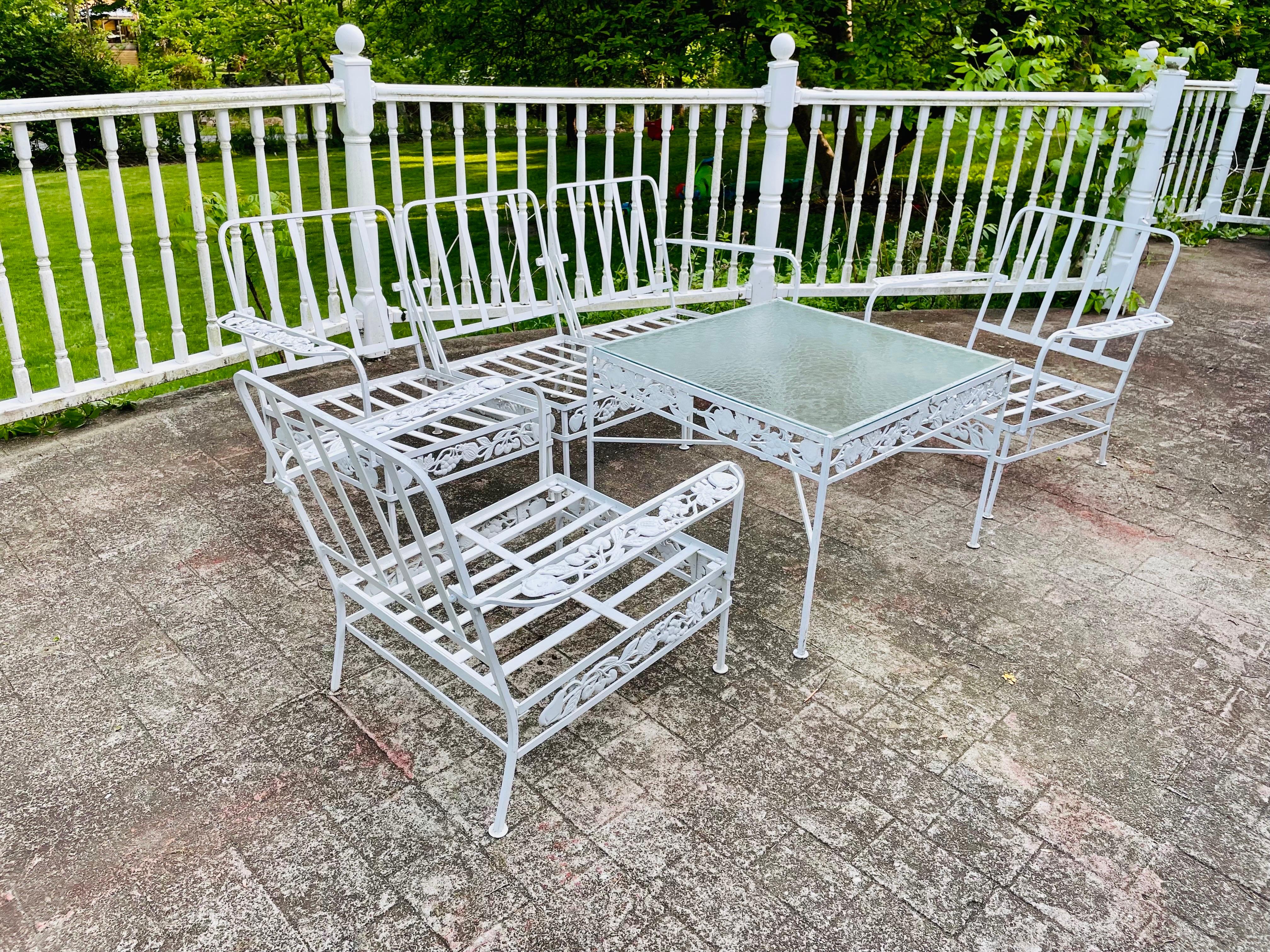 Salterini Style Patio Seating For Sale 11