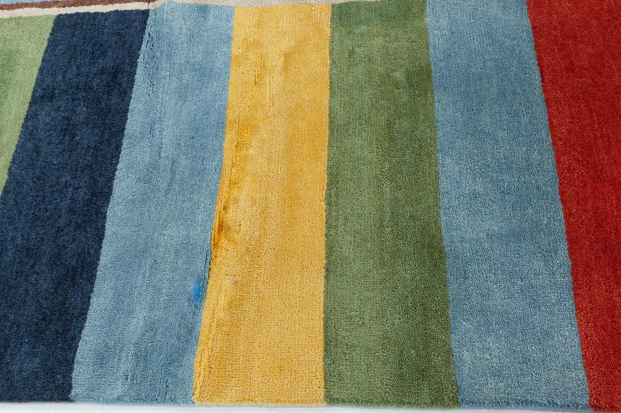 Moderner, inspirierter Deko-Teppich von Doris Leslie Blau
Größe: 11'7