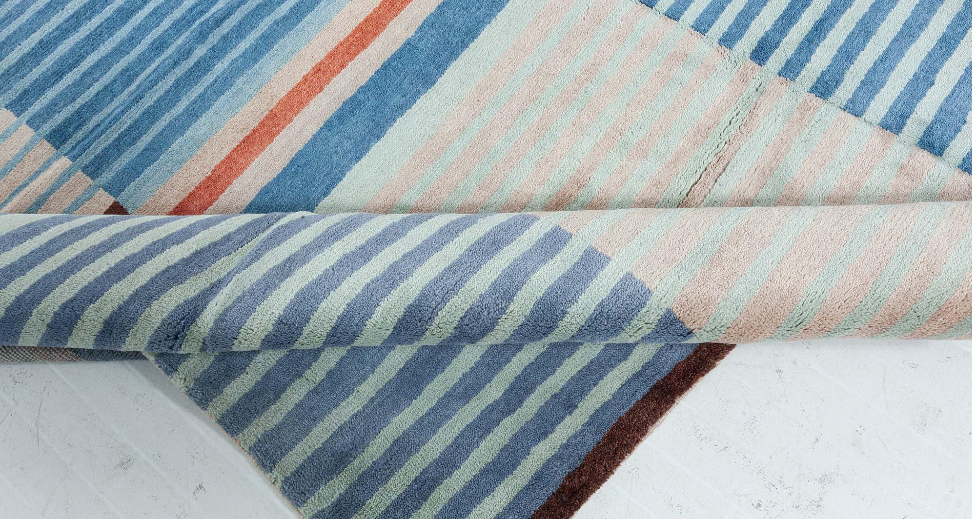 Moderner, inspirierter Deko-Teppich von Doris Leslie Blau
Größe: 11'10