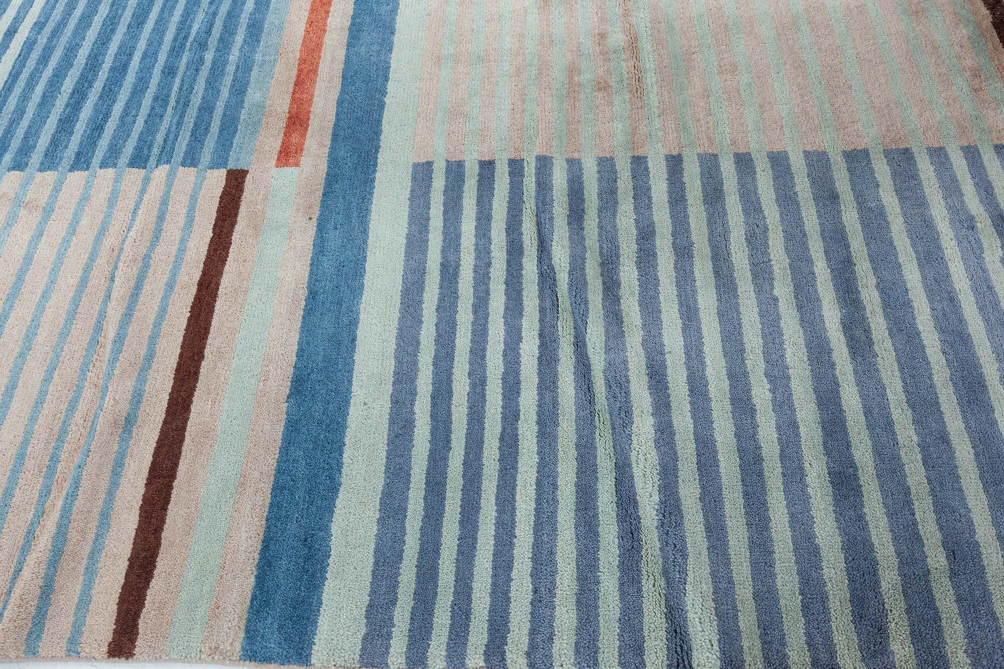 Moderner, inspirierter Deko-Teppich von Doris Leslie Blau (Art déco) im Angebot