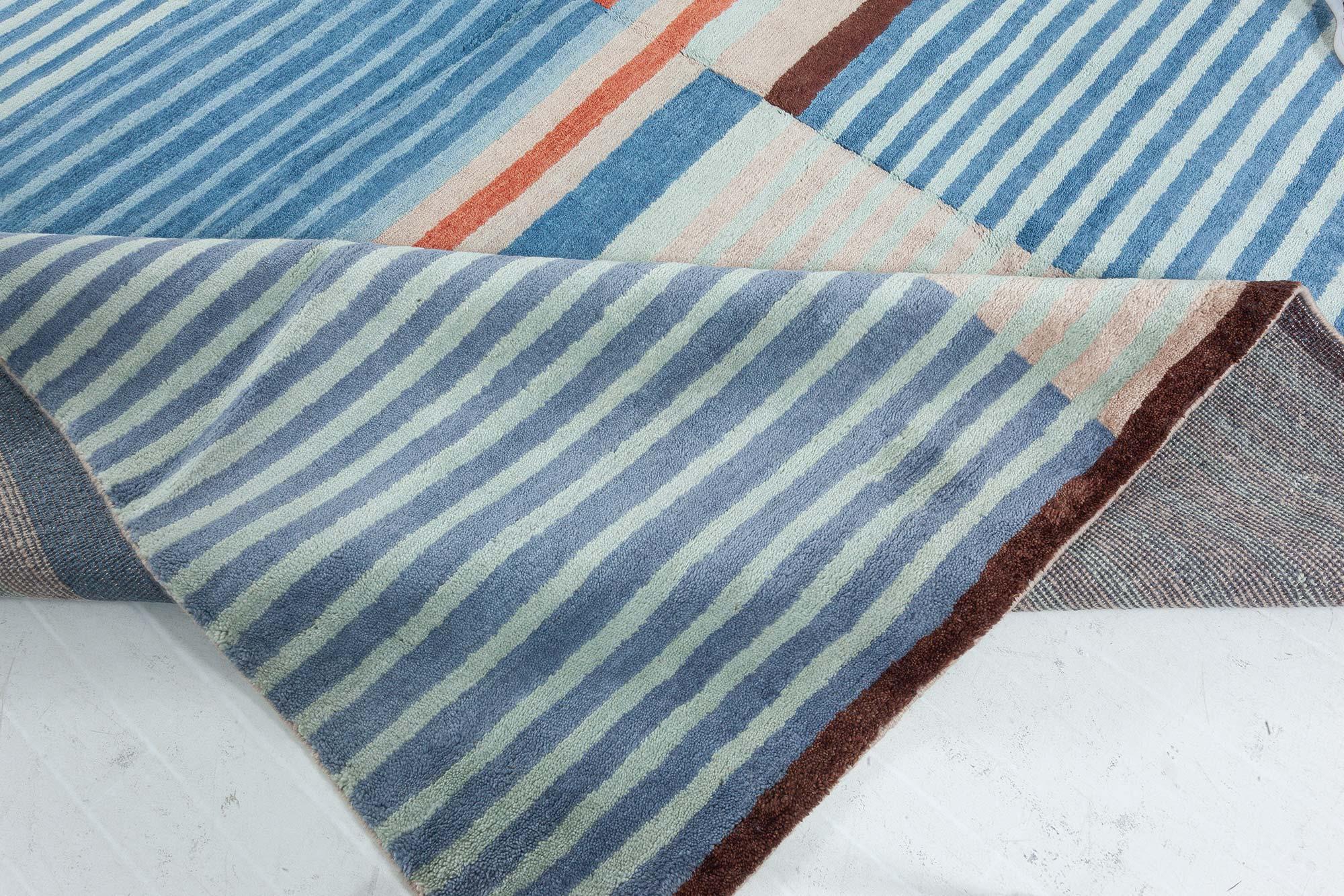 Moderner, inspirierter Deko-Teppich von Doris Leslie Blau (21. Jahrhundert und zeitgenössisch) im Angebot