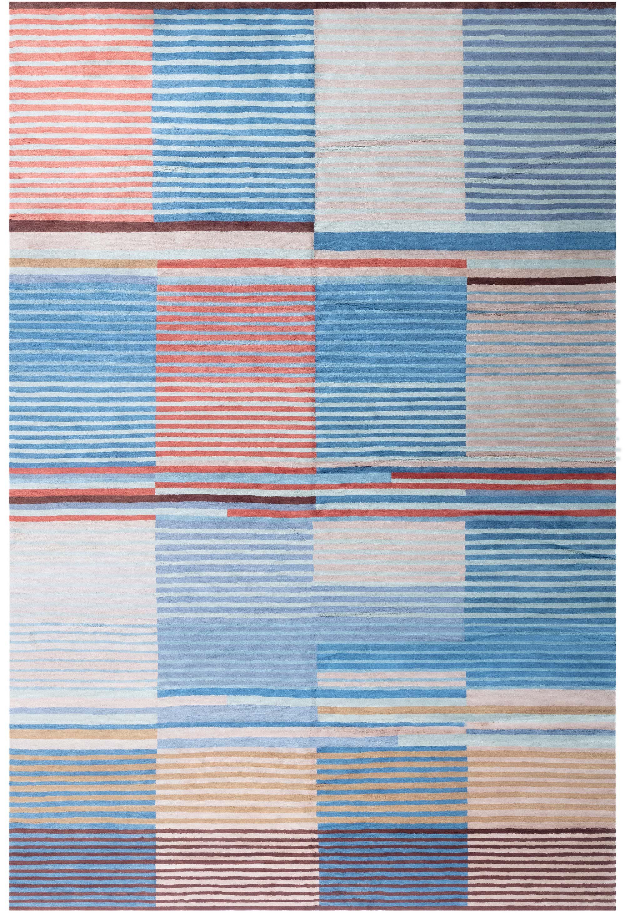 Tappeto moderno di ispirazione Deco di Doris Leslie Blau