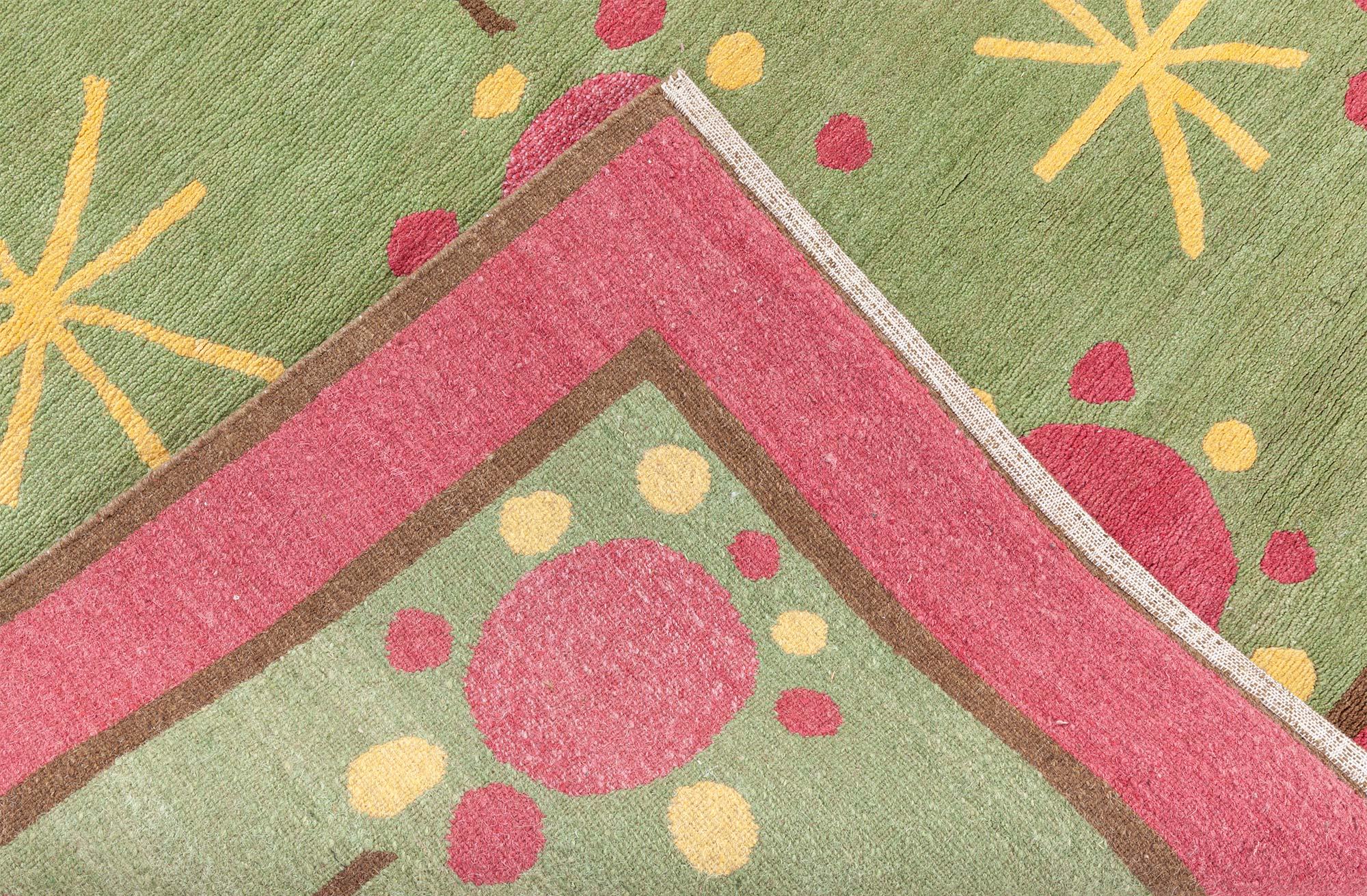 Inspirierter Deko-Teppich von Doris Leslie Blau im Angebot 4