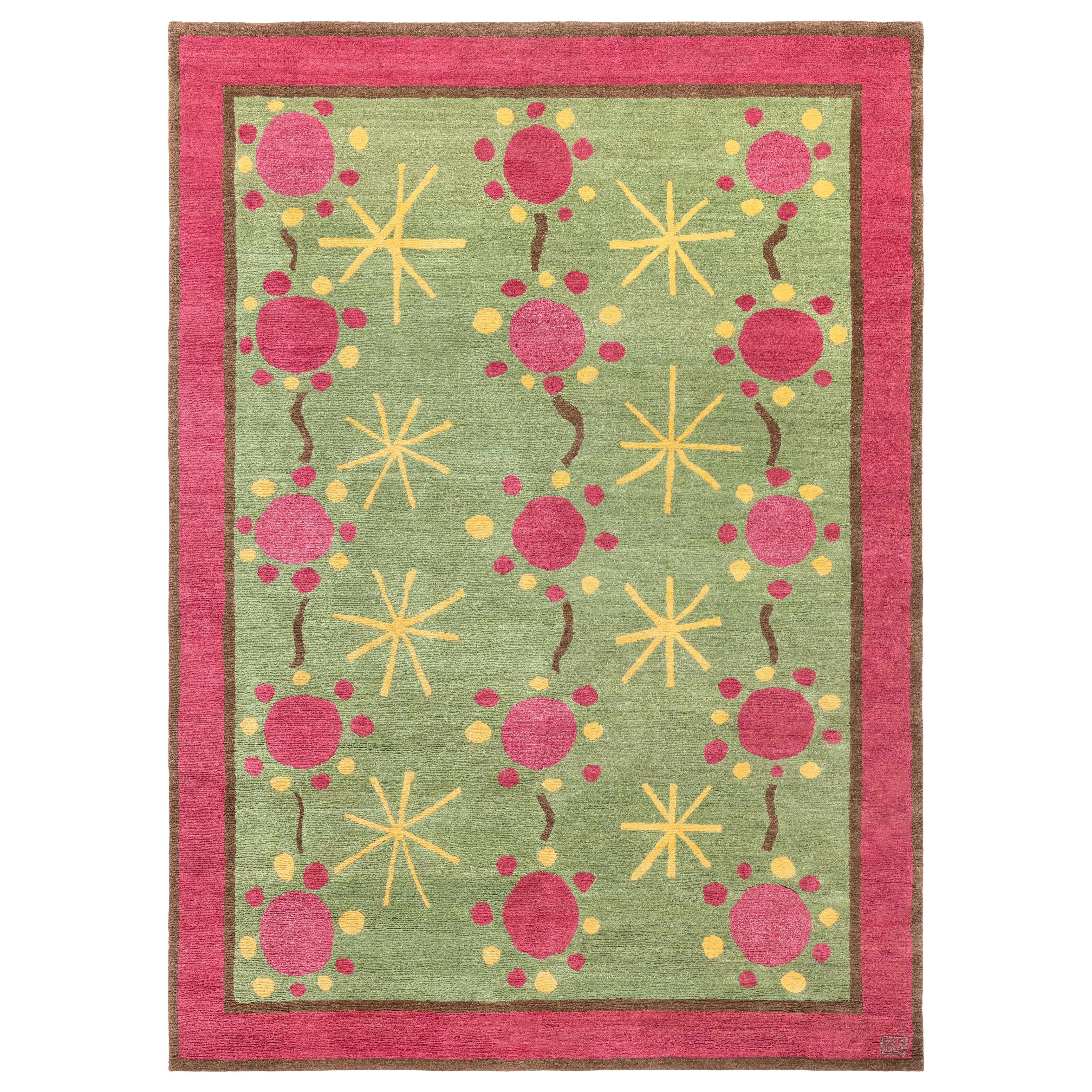 Tappeto di ispirazione Deco di Doris Leslie Blau in vendita