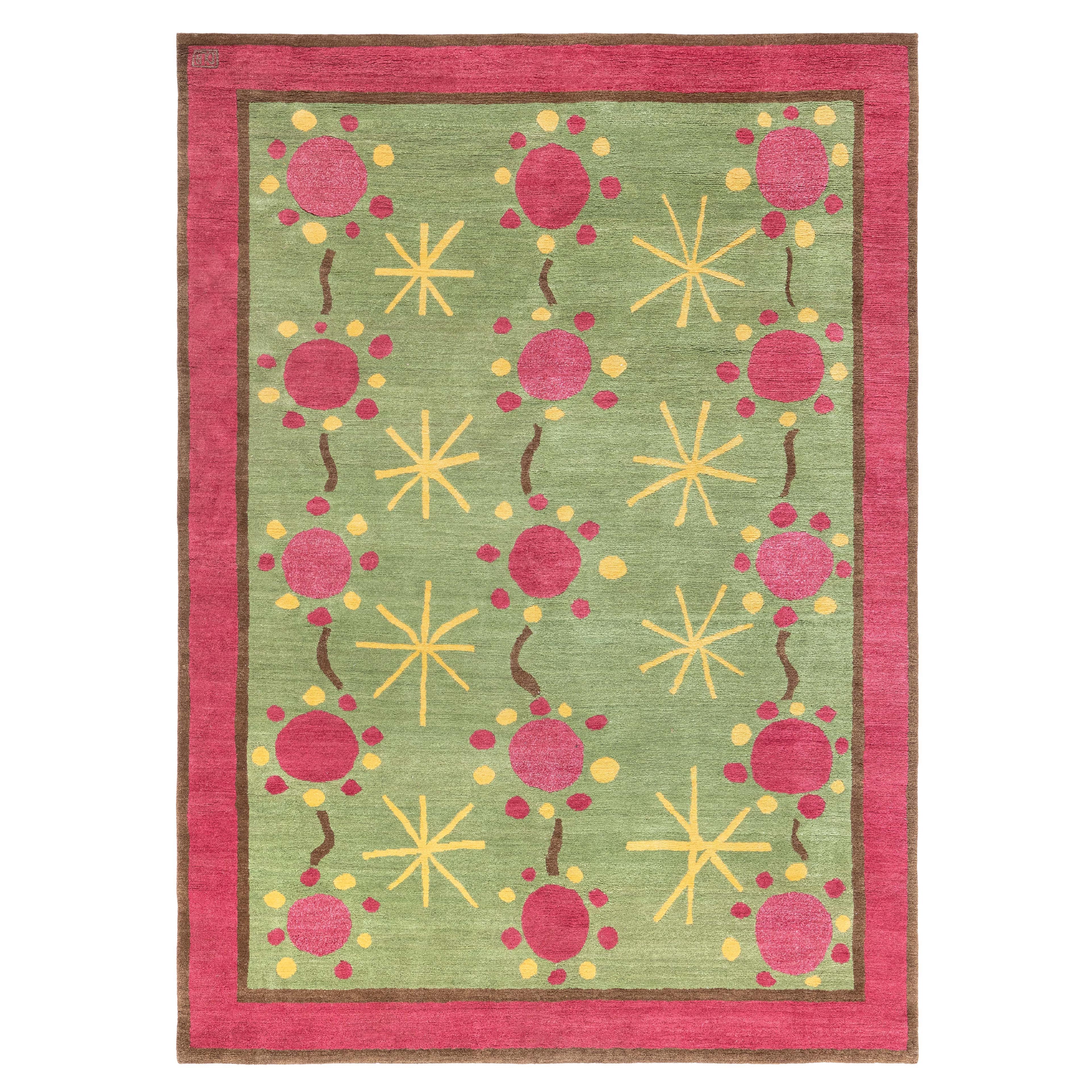 Inspired Deco Rug by Doris Leslie Blau For Sale