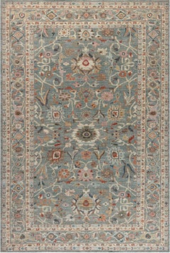 Inspired Traditional Sultanabad Soft Beige Rug "Skyblossom" by Doris Leslie Blau