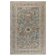 Inspired Traditional Sultanabad Soft Beige Rug "Skyblossom" by Doris Leslie Blau