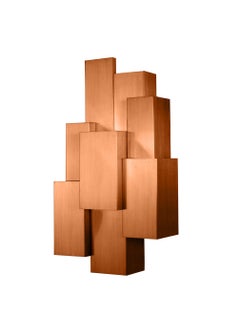 Nature inspired brushed copper, Inspiring Trees L wall lamp by InsidherLand