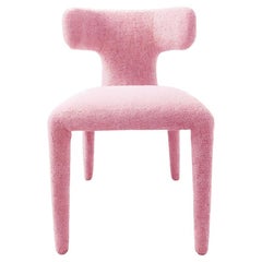 Instinto Dining Chair Pink Bouclé
