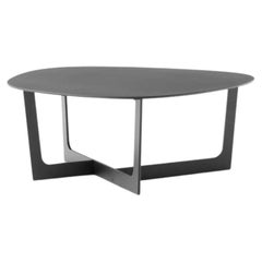 Insula Coffee Table M5190 - Aluminum, textured black lacquered for Fredericia