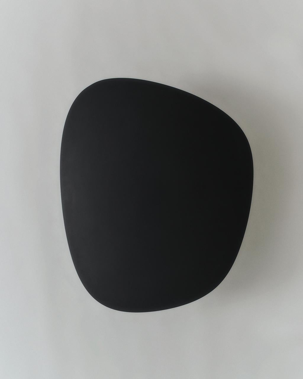 XXIe siècle et contemporain Table basse Insula M5191 en aluminium, laquée noire texturée pour Fredericia en vente