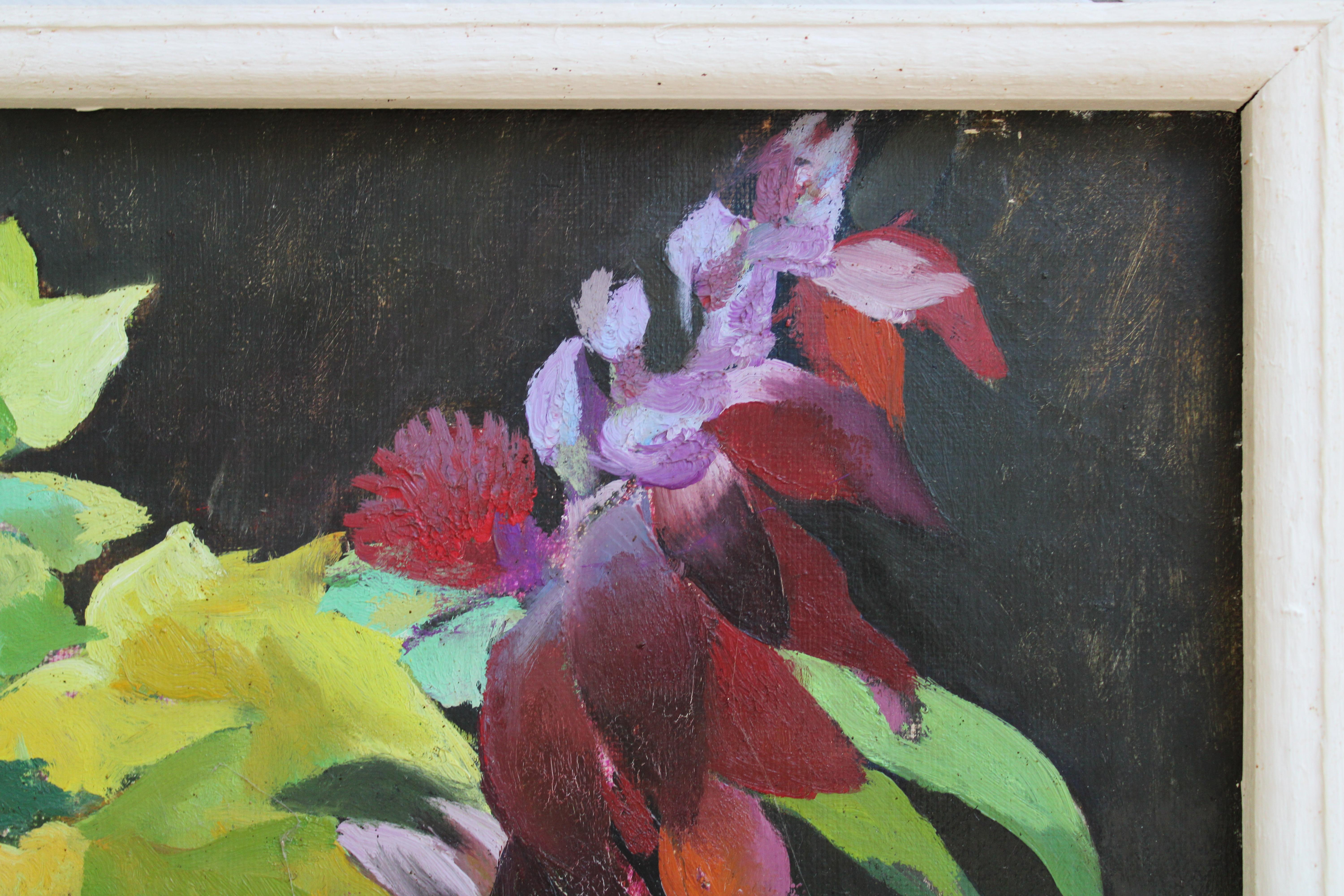 The leaves. 1978, canvas, oil, 65x60 cm 6
