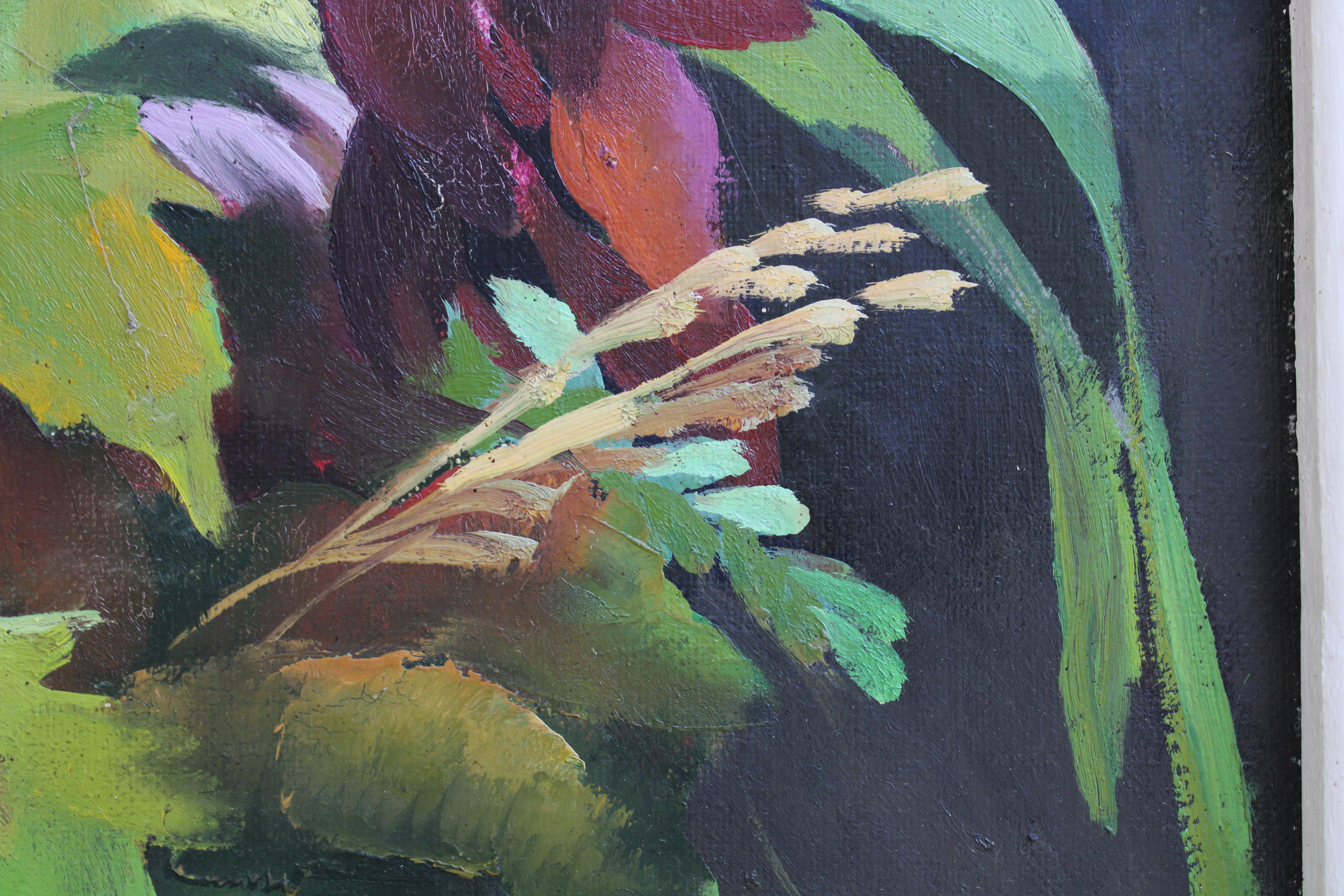The leaves. 1978, canvas, oil, 65x60 cm 7