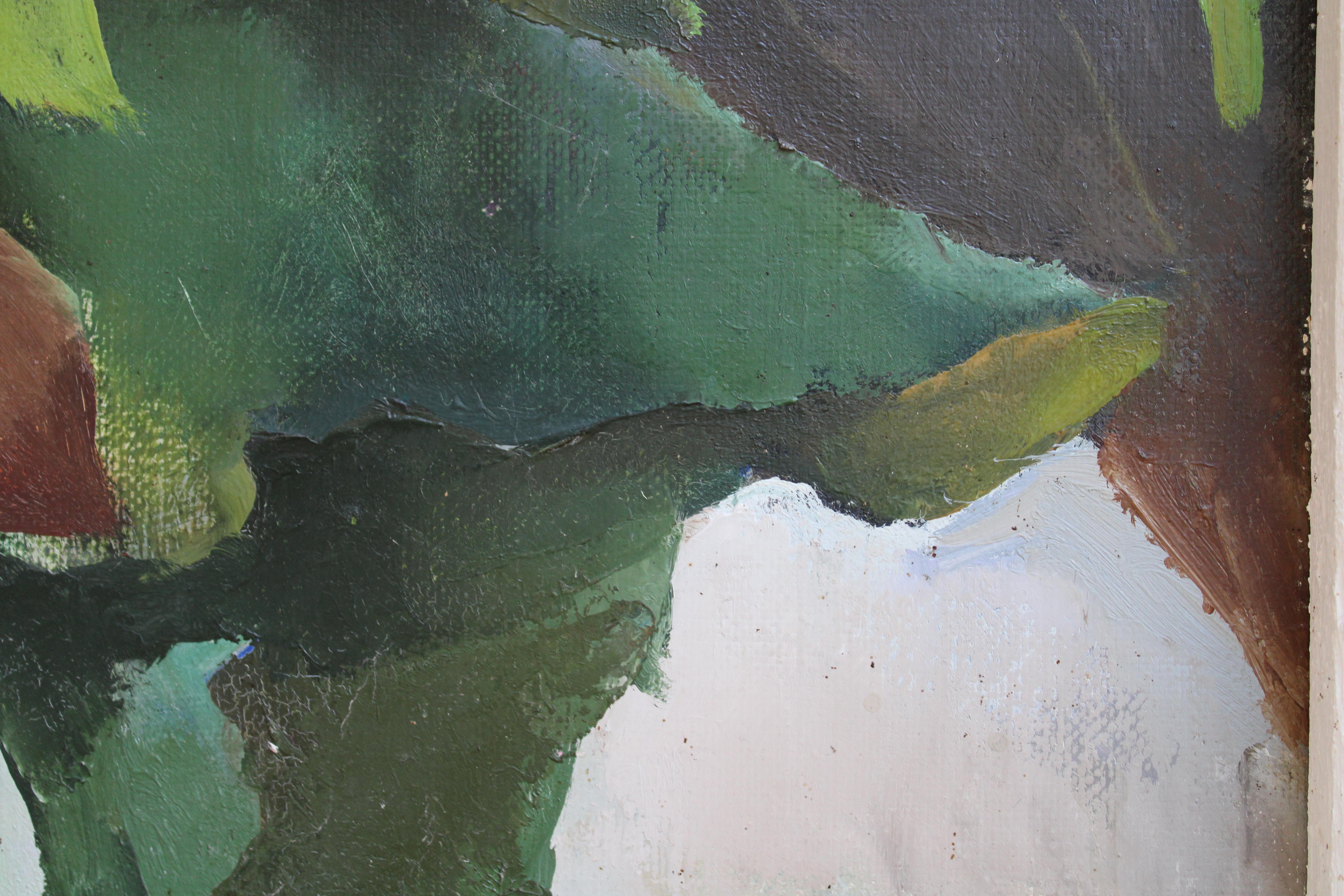 The leaves. 1978, canvas, oil, 65x60 cm 8