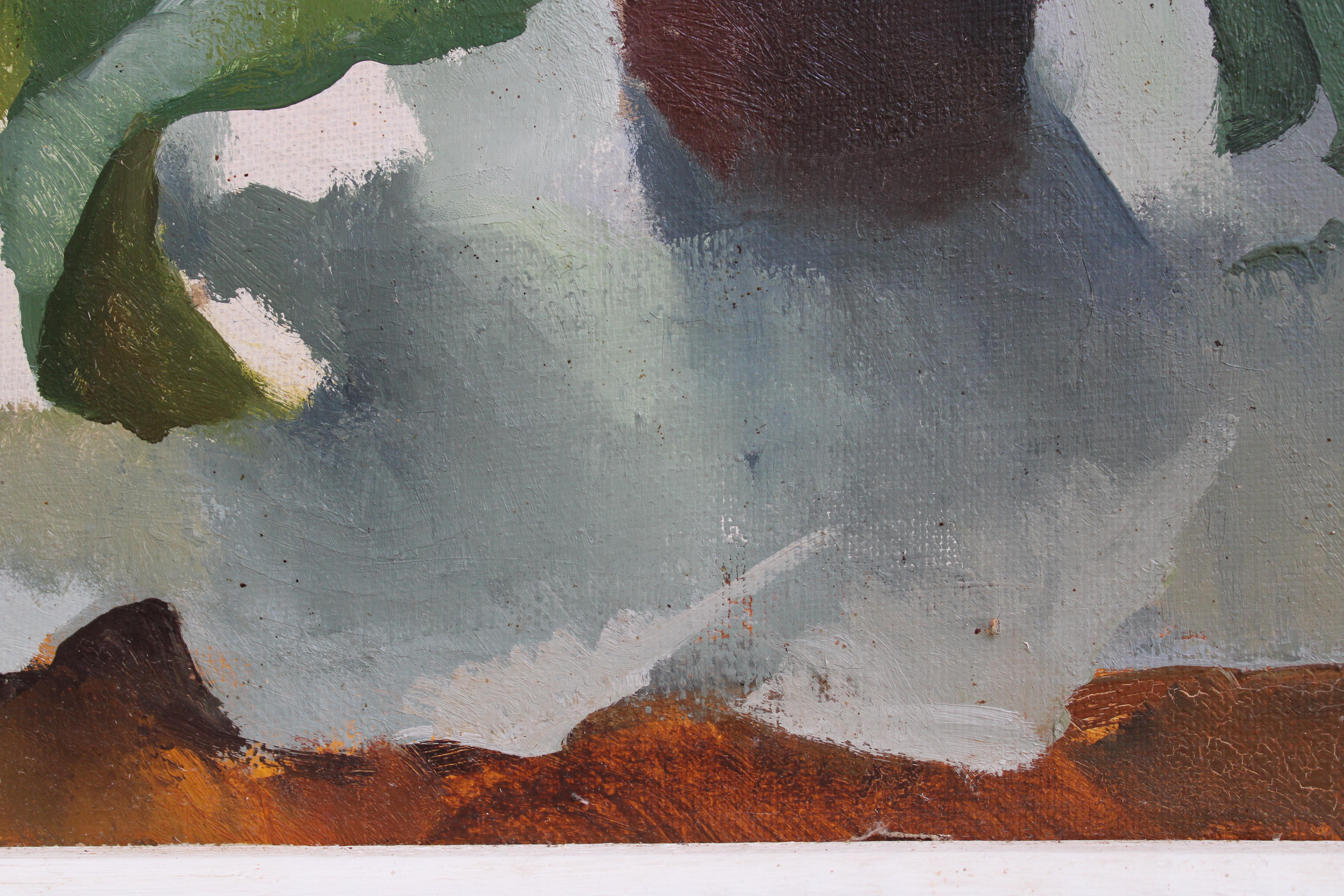 The leaves. 1978, canvas, oil, 65x60 cm 9