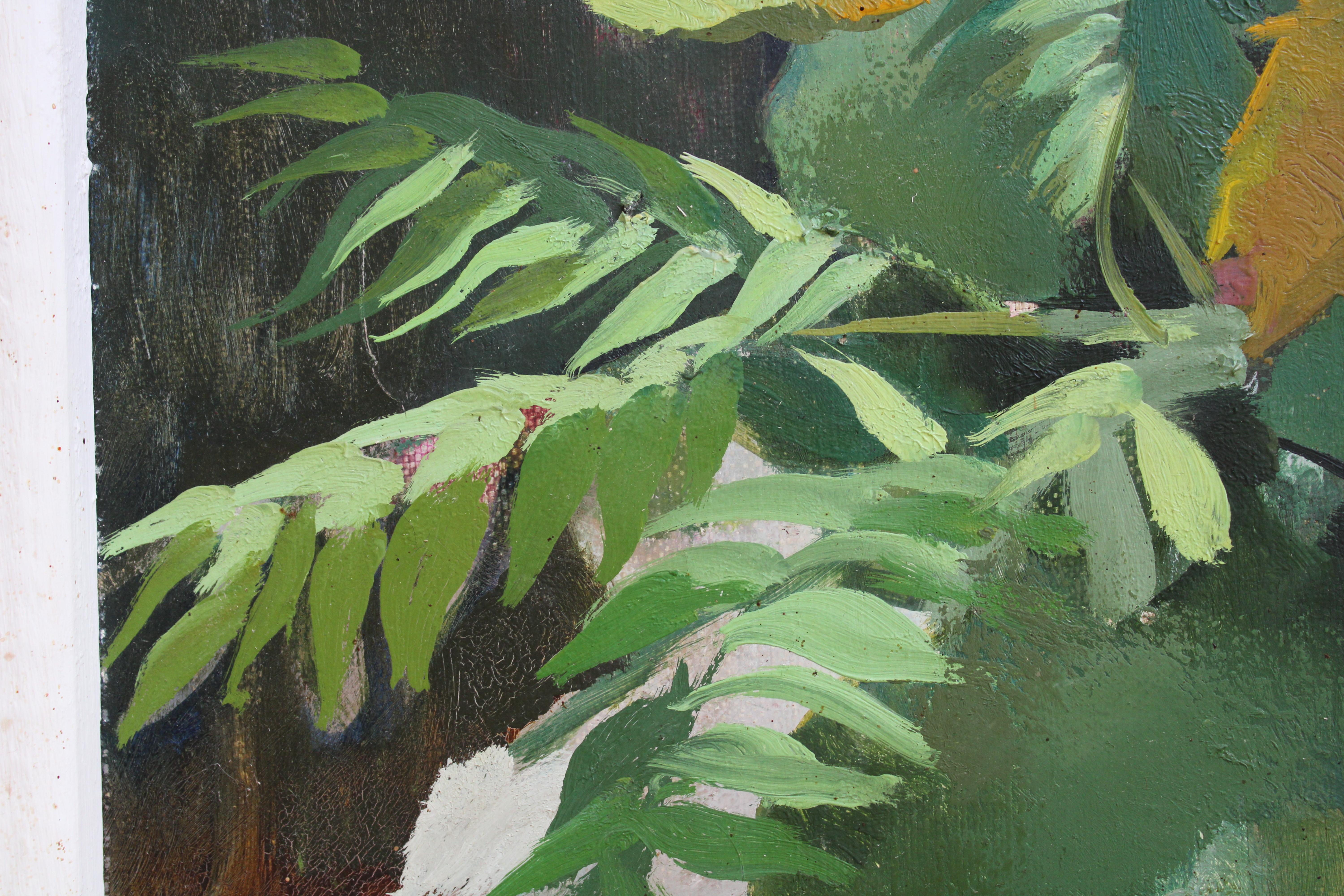 The leaves. 1978, canvas, oil, 65x60 cm 11