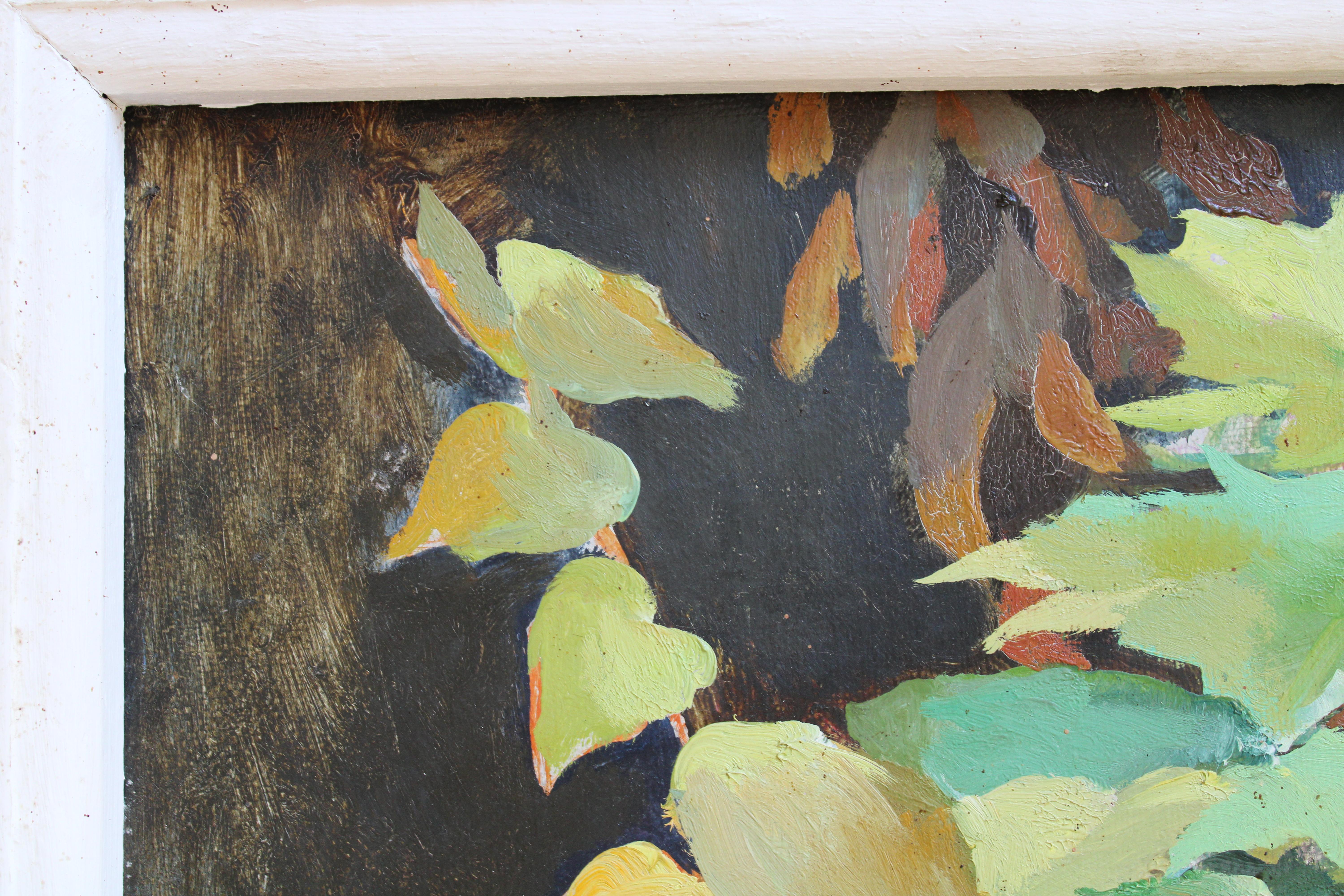 The leaves. 1978, canvas, oil, 65x60 cm 13