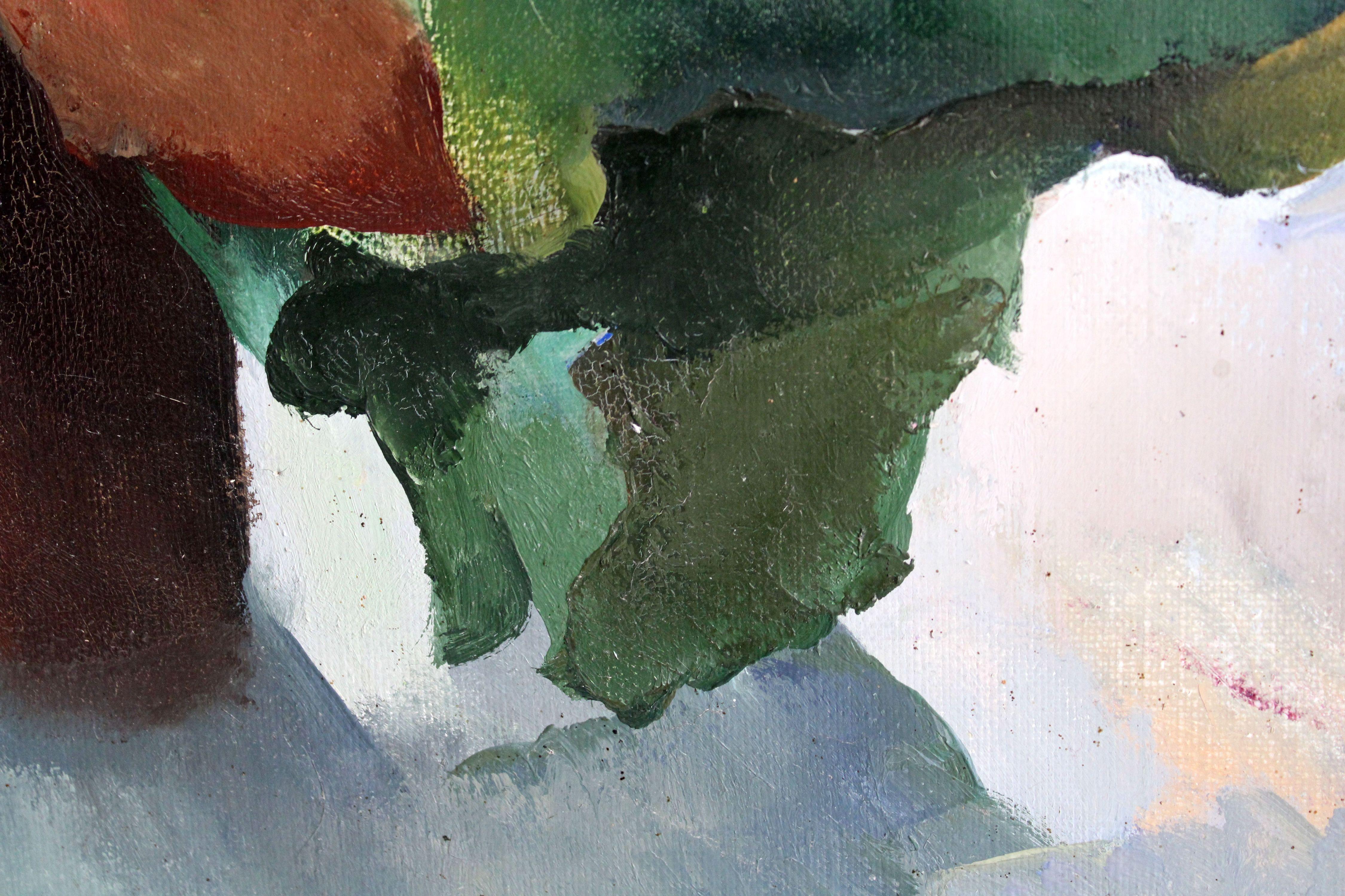 The leaves. 1978, canvas, oil, 65x60 cm 1
