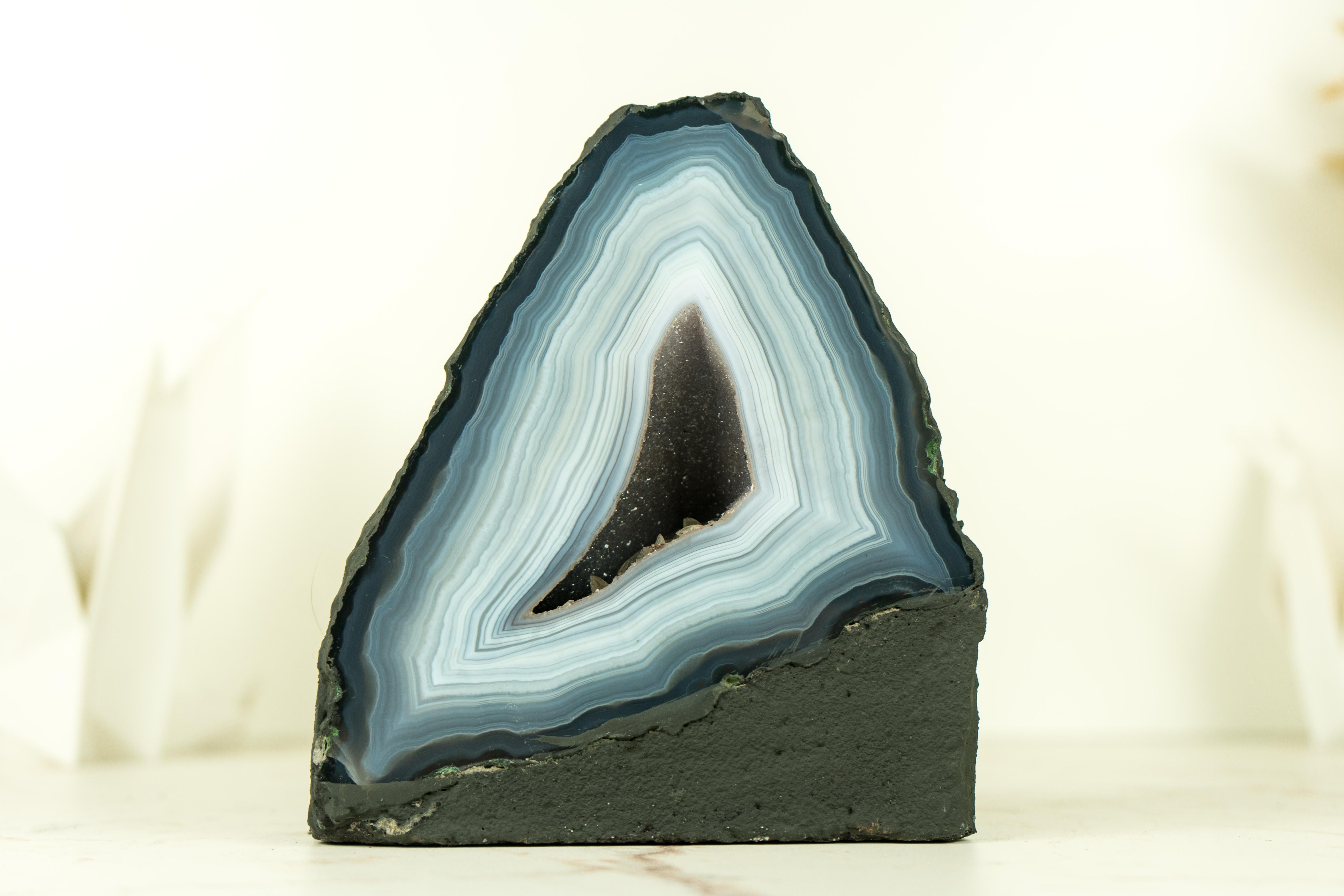 blue geode rock