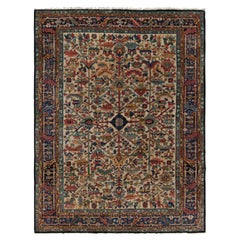intage European Rug in Polychromatic Geometric Patterns, from Rug & Kilim