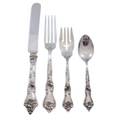 Intaglio by Reed and Barton Sterling Silver Flatware Set 12 Service 50 pieces