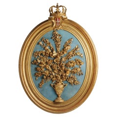 Antique Floral carving. Turin, late 18th century