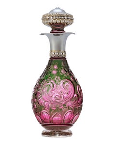 Intaglio Glass Perfume by Stevens & Williams