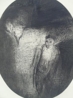 Intaglio Print by Robert E. Marx - Blind Hunter - 10/20 - 63