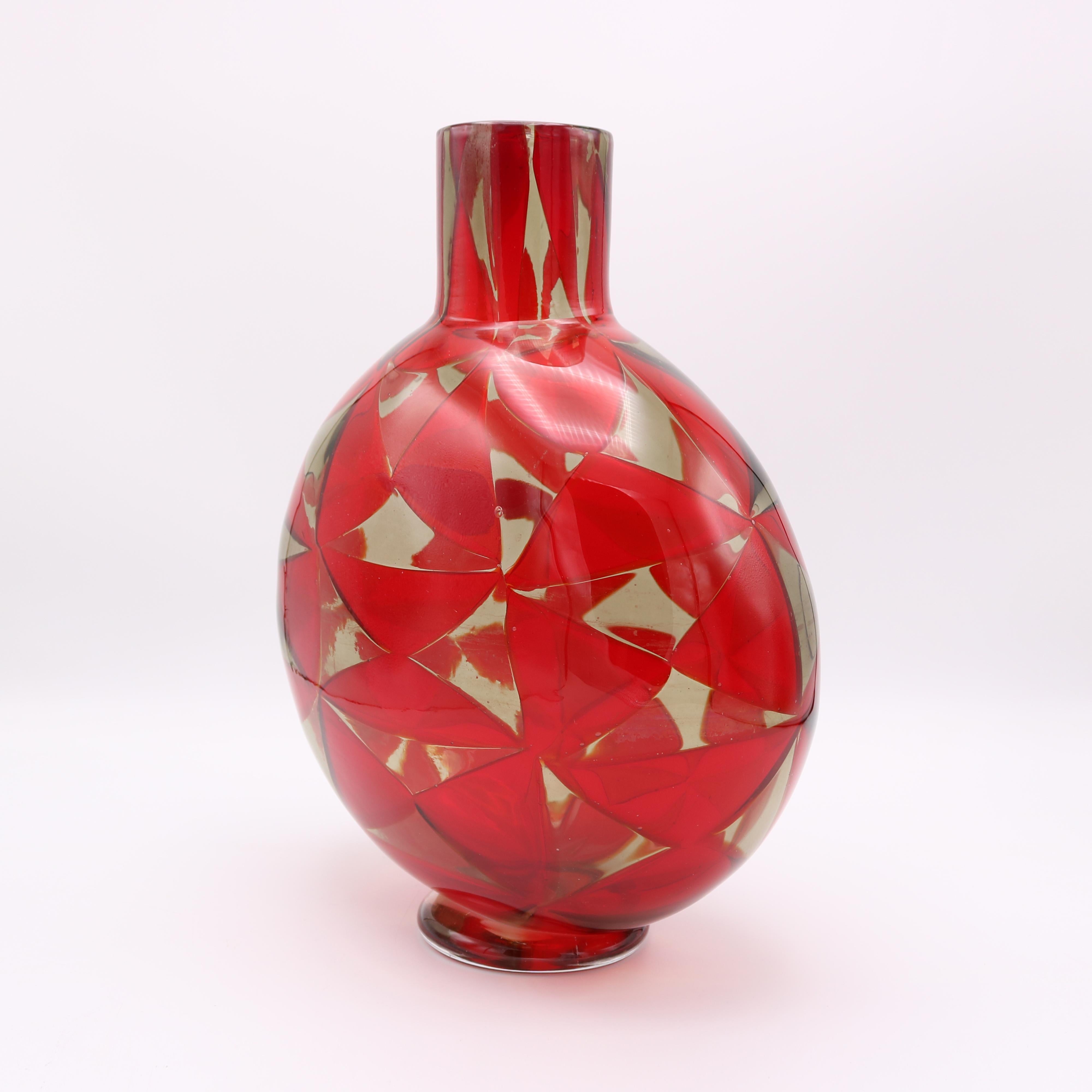 Mid-Century moderno Vaso in vetro artistico 