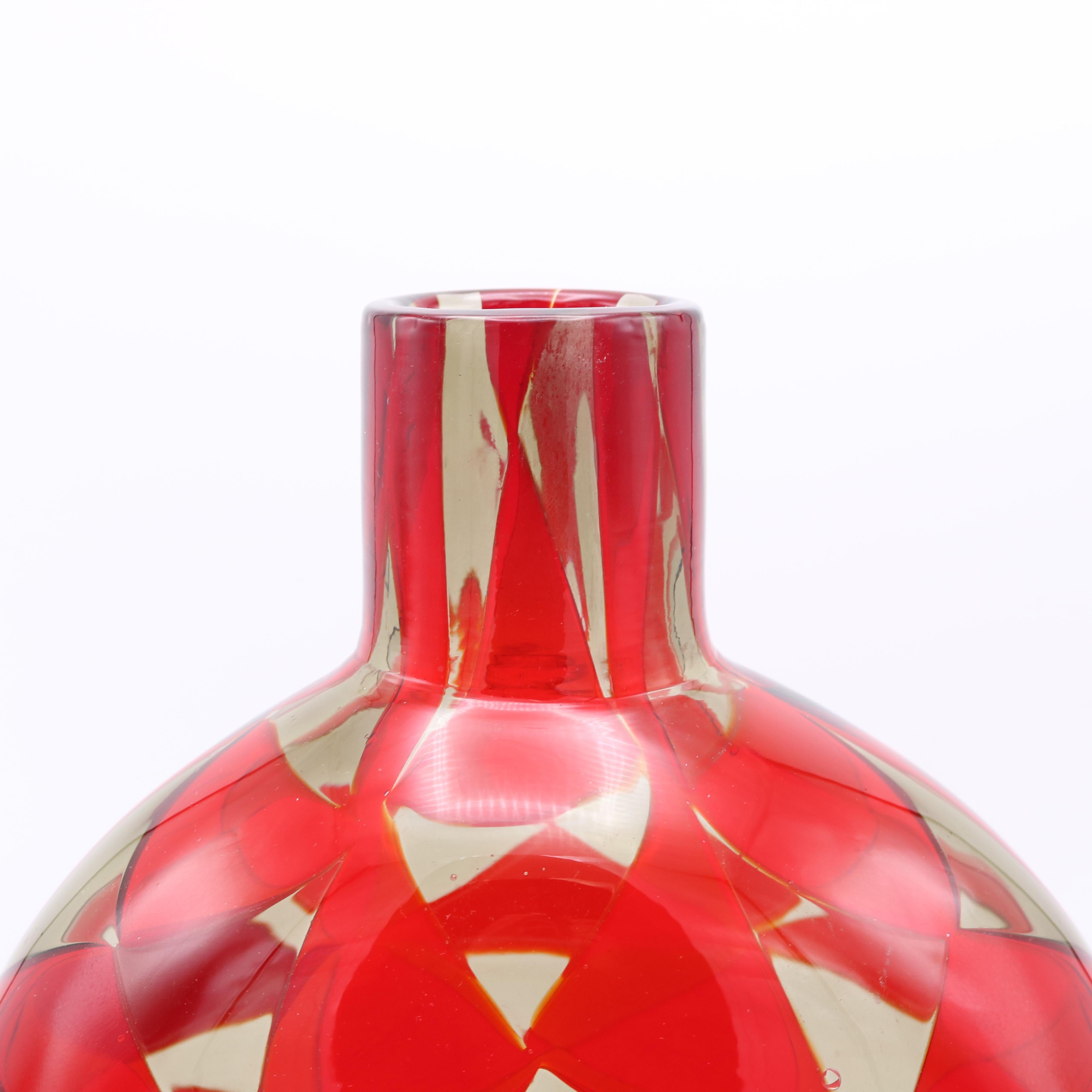 Vaso in vetro artistico 