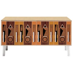 Intarsia-Sideboard von Aldo Rossi