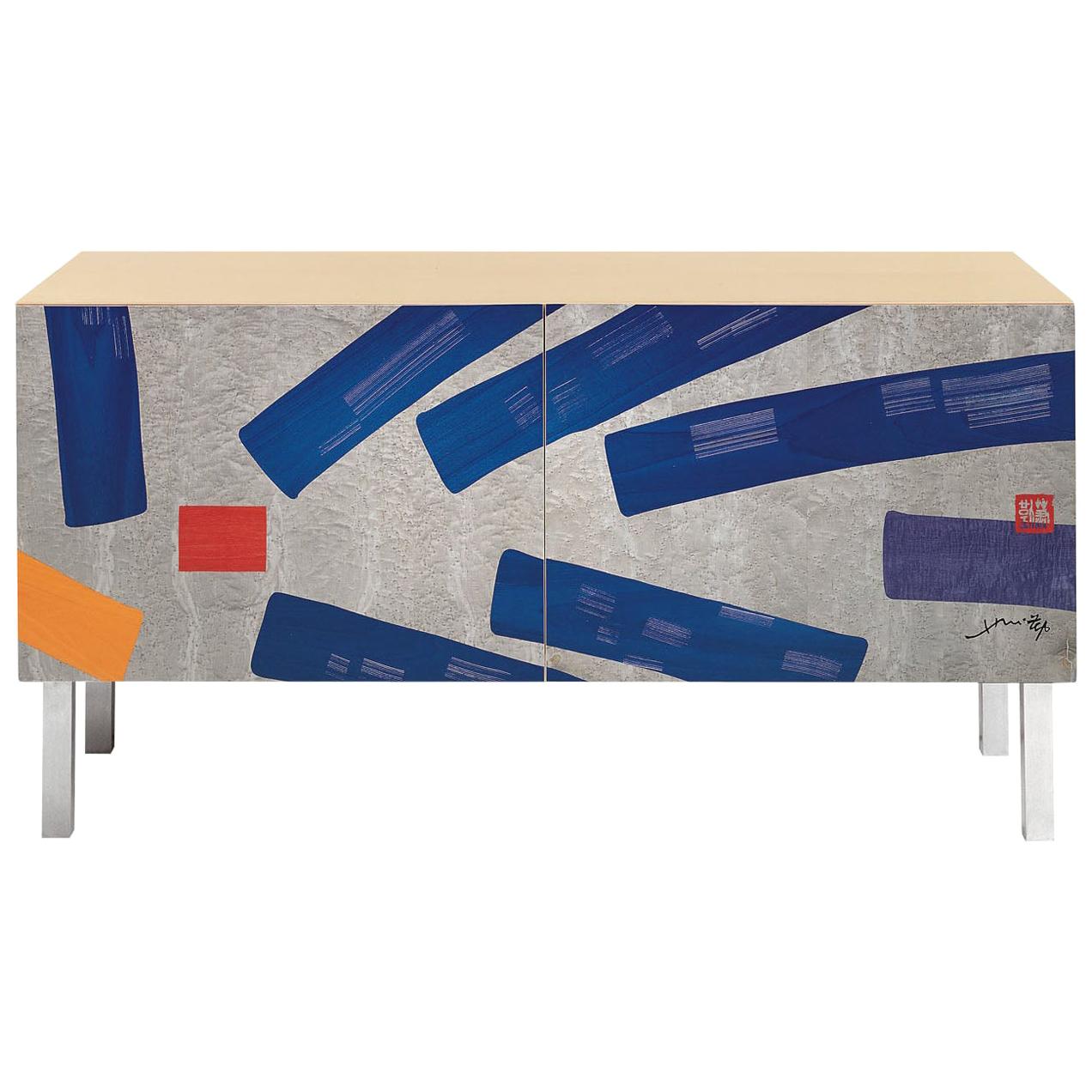 Intarsia Sideboard by Hsiao Chin