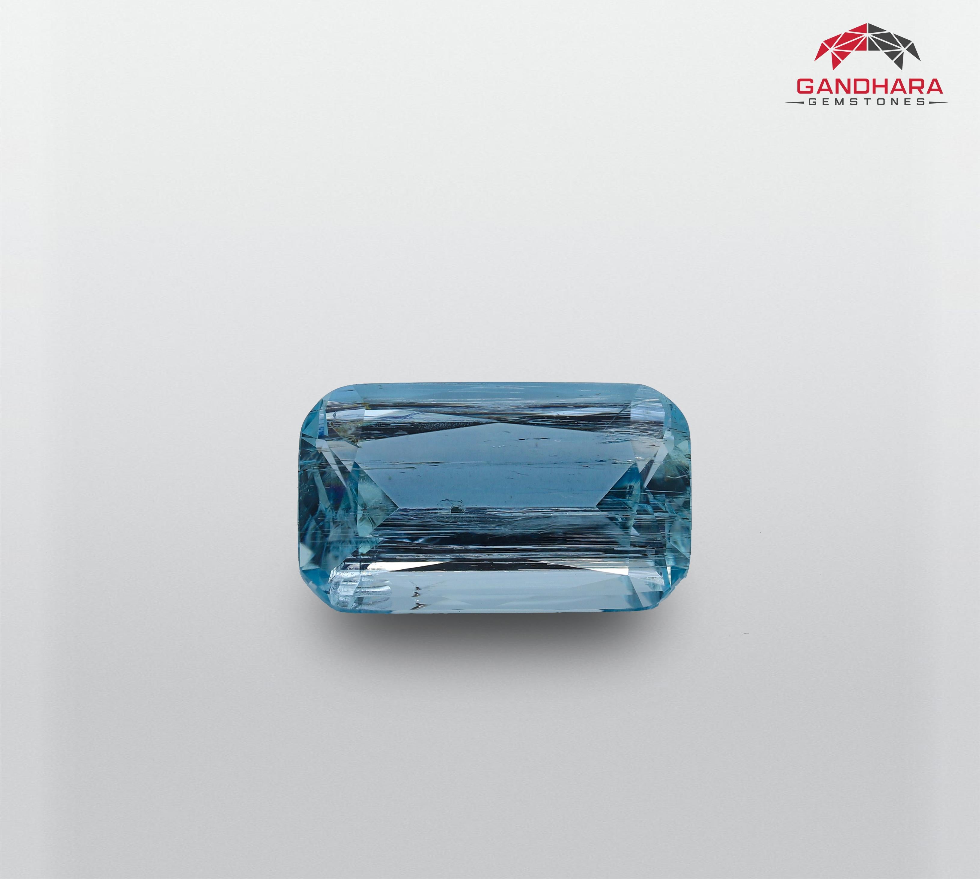 This beautiful piece of Intense Blue 11.20 Carat Aquamarine was acquired as a rough piece of gem and it was about 25 Carat in its original Condition. It was cut by our professional cutters who does an amazing job with it and now its 11.20 Carat.
